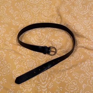 Madewell women’s black leather belt